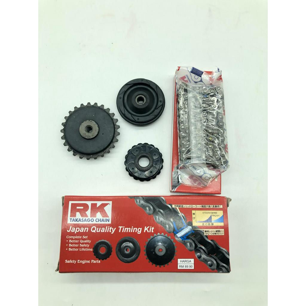 HONDA GBO CAM CHAIN ชุด RK TIMING CHAIN ชุด RK TIMING ROLLER ชุด TIMING CHAIN ROLLER ชุด GBO RK