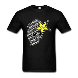 เสื้อยืดใหม่ 2022Short New T-shirt Men Clothing Rockstar Energy Drink Diy Black T Shirt HXS4L XL  XXL 3XL