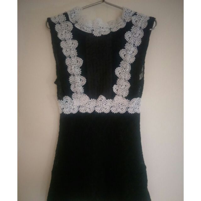 เดรสสั้น งานป้ายvegus luxury *มือสอง*