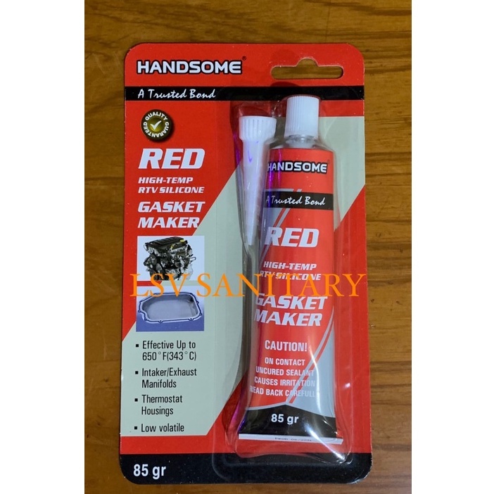 RED SILICONE GLUE / GASKET GLUE / RED SILICONE GLUE 85 กรัม
