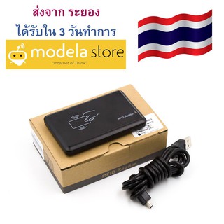 เครื่องอ่านบัตร RFID Mifare Smart Card ความถี่ 13.56MHz USB Proximity Sensor Smart RFID IC Card Reader แบบอ่านอย่างเดียว