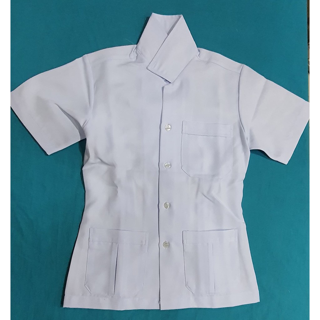 เสื้อกาวน์ไม่ปัก 4 สี 2 คอ แบบมีปักสาธารณสุข(ชายหญิง)ก็มีนะครับเลือกชมในหน้าร้านค้าได้เลย