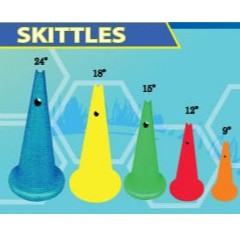 Skittles Cone ความสูง 21" สําหรับโรงเรียน