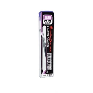 (1หลอด) Quantum ไส้ดินสอกด 2B รุ่น Q-300 ขนาด 0.5 มม. (บรรจุ 15 ไส้)