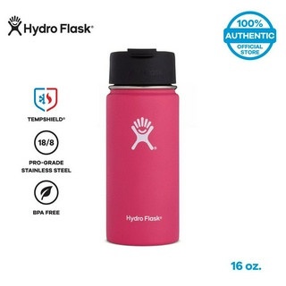 ✔original HYDRO FLASK รุ่น WIDE MOUTH WITH FLIP LID 18 OZ กระติกน้ำสูญญากาศ เก็บความเย็น เก็บความร้อน เก็บอุณหภูมิ