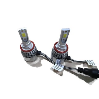 ไฟหน้า 1คู่ Led สว่างตาแตก ขั้ว H11 สิ้นค้ารับมีประกันเสียเปลียนของใหม่เลย