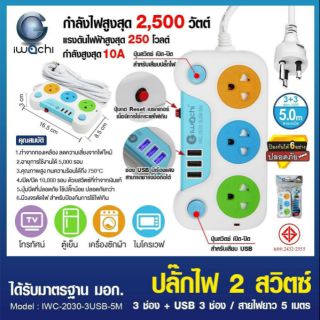 ปลั๊กราง มี USB มอก.