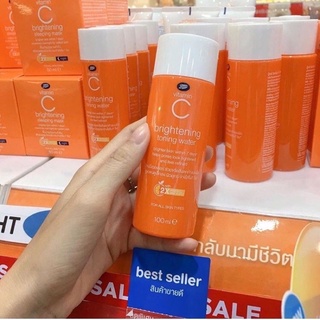 ✨🔥พร้อมส่งBOOTS VITAMIN C บู๊ทส์ วิตามิน ซี ไบรท์เทนนิ่ง โทนนิ่ง วอเตอร์ 100 มล.