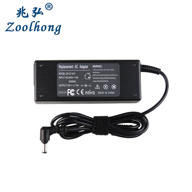 19V 4.74A 90W 5.5*2.5mm Laptop Charger Power For ASUS Toshiba/Lenovo Adapter A46C X43B A8J K52 U1 U3