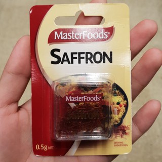 หญ้าแซฟรอน หญ้าฝรั่น Masterfoods Saffron 0.5g