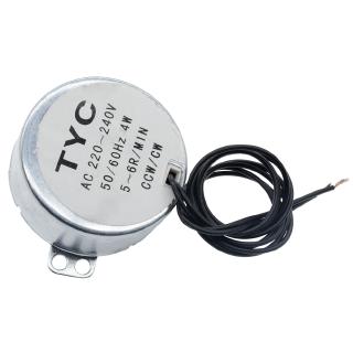 มอเตอร์ AC ขนาดเล็ก 49KTYZ AC 220-240V TYC-50 4W 10RPM 30RPM 50RPM CW CCW TYC