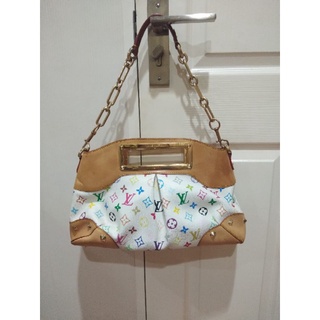 Louis Vuitton White monogram มัลติคัลเลอร์ canvas  Judy GMงานไฮเอ็น