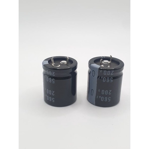capacitor 560uf 200v  ใหม่ ตัวเก็บประจุ    2ขา ขาเขี้ยว  capacitor สต็อกที่ไทย🇹🇭🇹🇭พร้อมส่ง✅✅