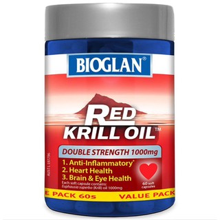 Bioglan Red Krill Oil 1000mg 60 Capsules