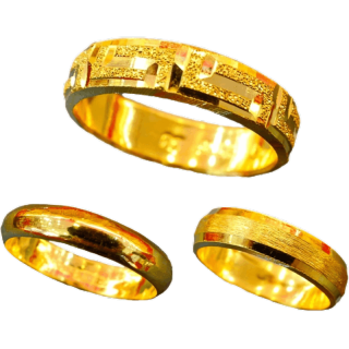 แหวนทองครึ่งสลึง 1.9 กรัม ทองแท้ 96.5% "สุ่มลาย" ตามแบบที่ลงไว้ เลือกไซส์ได้ มีใบรับประกัน จัดส่งไว