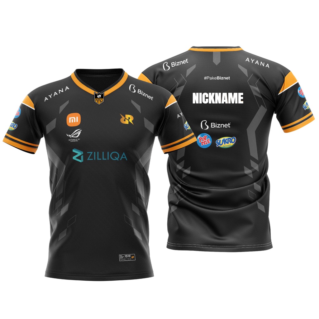 RRQ 2022 GAMING JERSEY สีดํา