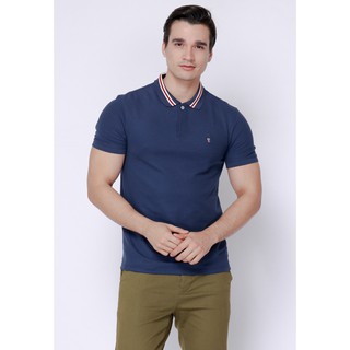 Skelly เสื้อโปโลผู้ชาย สีกรมท่า Guardian Polo T2 Navy