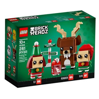 LEGO BrickHeadz Reindeer, Elf and Elfie 40353