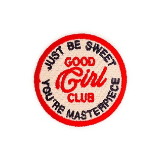 Good girl club - embroidered patch ตัวรีดลายปัก