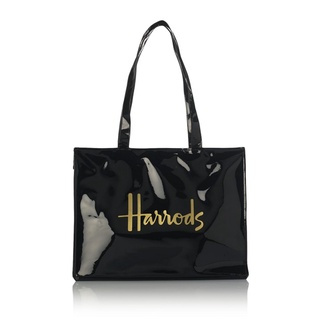 Harrods รุ่น  Signature Shoulder Bag สีดำ***พร้อมส่ง