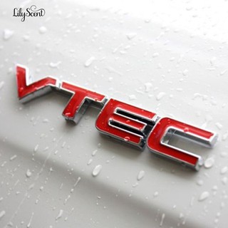 vtec สติ๊กเกอร์โลโก้ตัวอักษรสําหรับติดตกแต่งรถยนต์