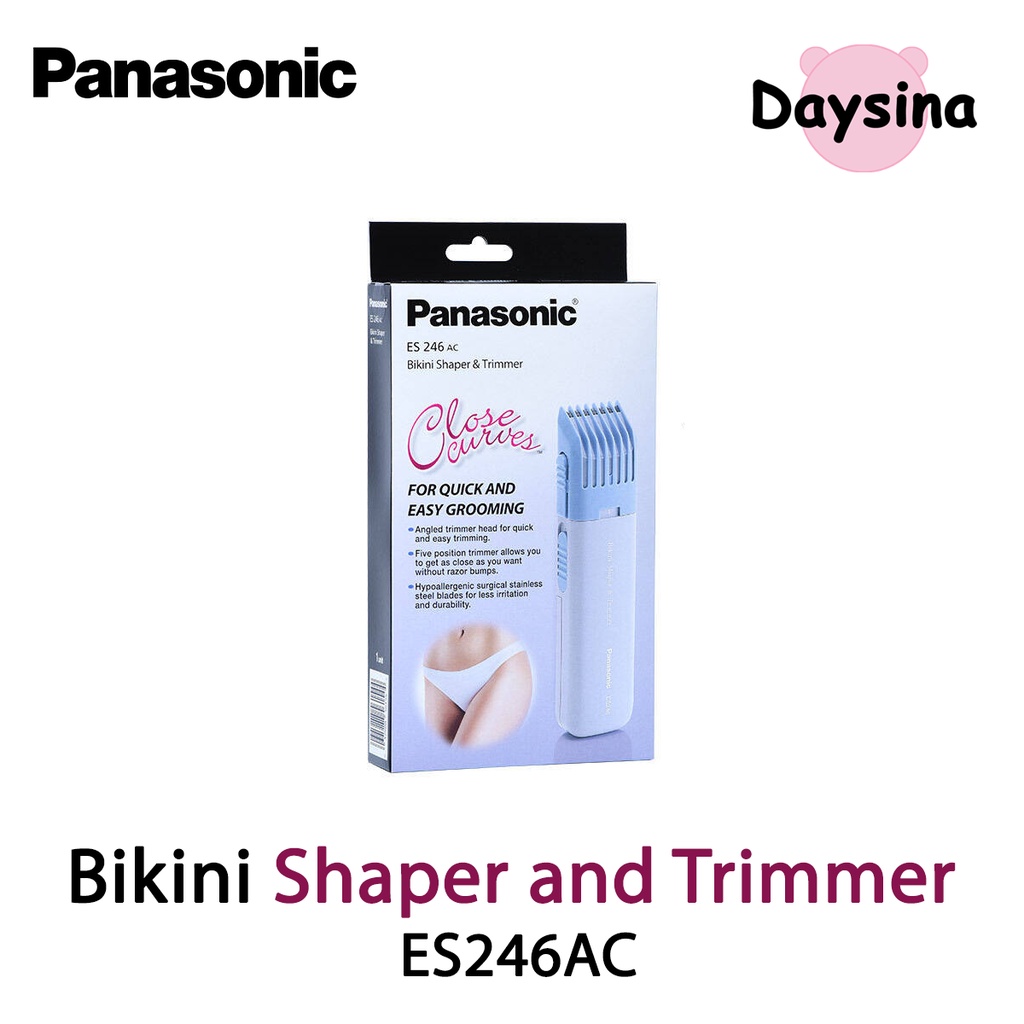 Panasonic Bikini Shaper and Trimmer for Women ES246AC [ อุปกรณ์กำจัดขน , เครื่องโกนขนไฟฟ้า ]