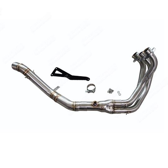 PR2 คอท่อ YAMAHA MT-09 FZ-09 FJ-09 XSR-900 TRACER900 TRACER900GT POWER BOMB ออกข้าง