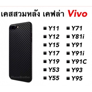 เคสหลัง เคฟล่า Vivo Y30/Y50/ Y11/Y12/Y15/Y17/Y71/Y81/Y81i/Y91/Y91c/Y93/Y95/V11/V15/V17