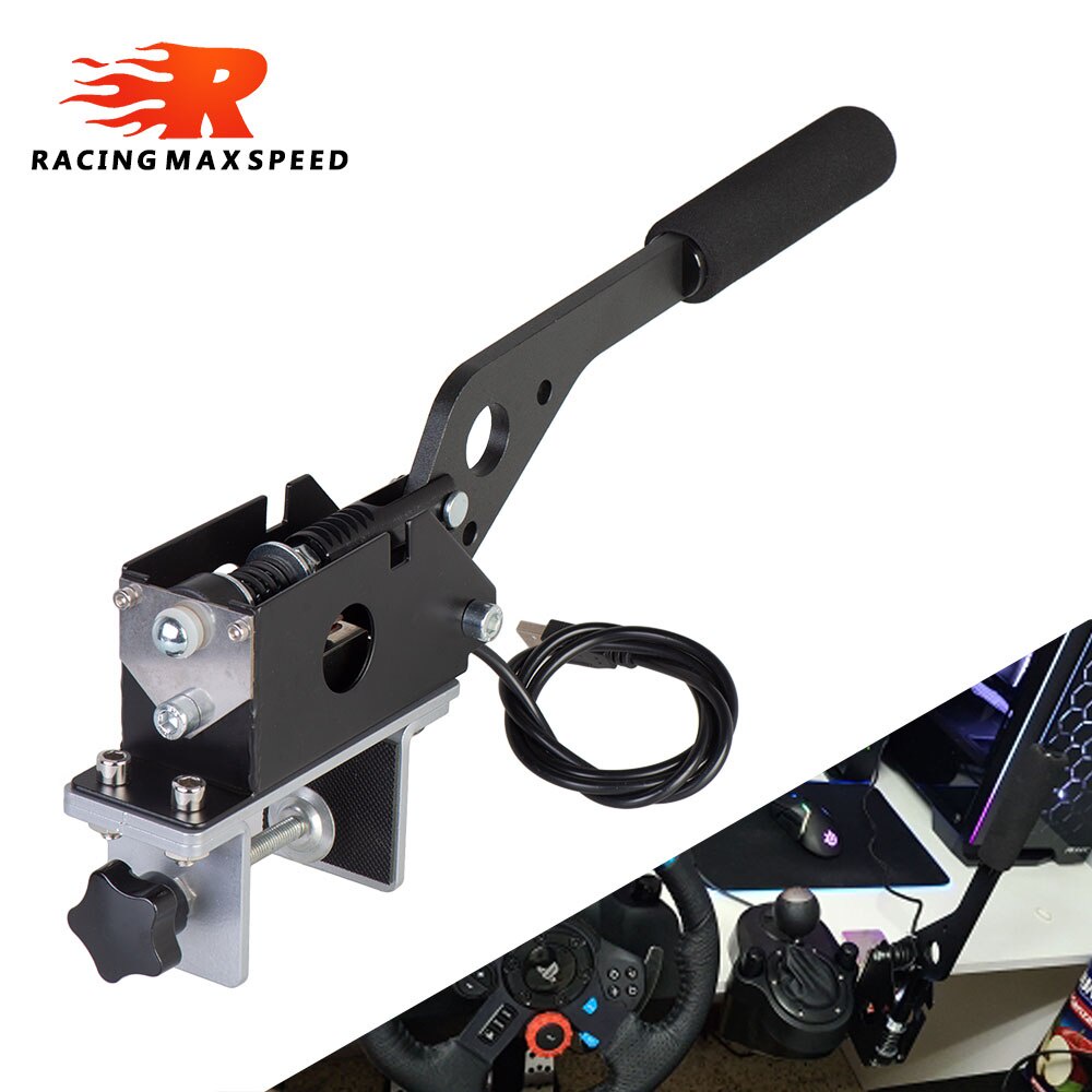 SIM USB Handbrake สําหรับเกมแข่งรถ G25/27/29 T500 FANATECOSW DIRT RALLY BLACK HB-02-BK