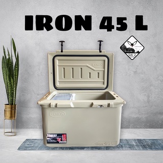 กระติก IRON 45 ลิตร กระติกน้ำแข็ง สายแคมป์ คุณภาพสูงเก็บน้ำแข็ง 5 วัน