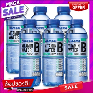 วิตอะเดย์ น้ำดื่มผสมวิตามินบีรวม กลิ่นน้ำเก๊กฮวย 470 มล. x 6 ขวด Vitaday Vitamin B Water Chrysanthemum Flavour 470 ml x