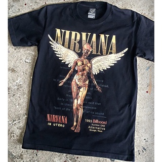 เสื้อยืดผ้าฝ้าย คุณภาพสูง พิมพ์ลาย NTS NIRVANA AMERICAN 20R344