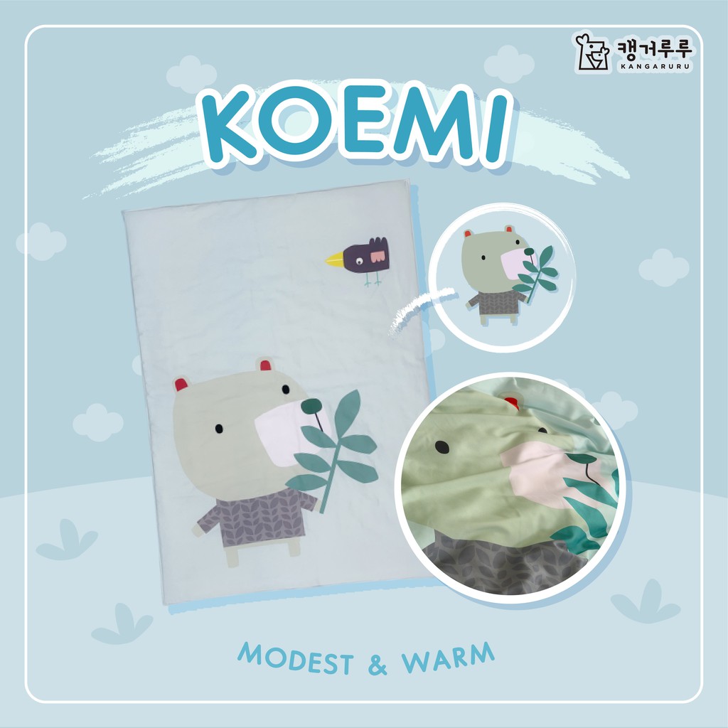 KANGARURU NAP BLANKETผ้าห่มเส้นใยธรรมชาติ เเบรนด์  KANGARURU KOEMI DESIGN