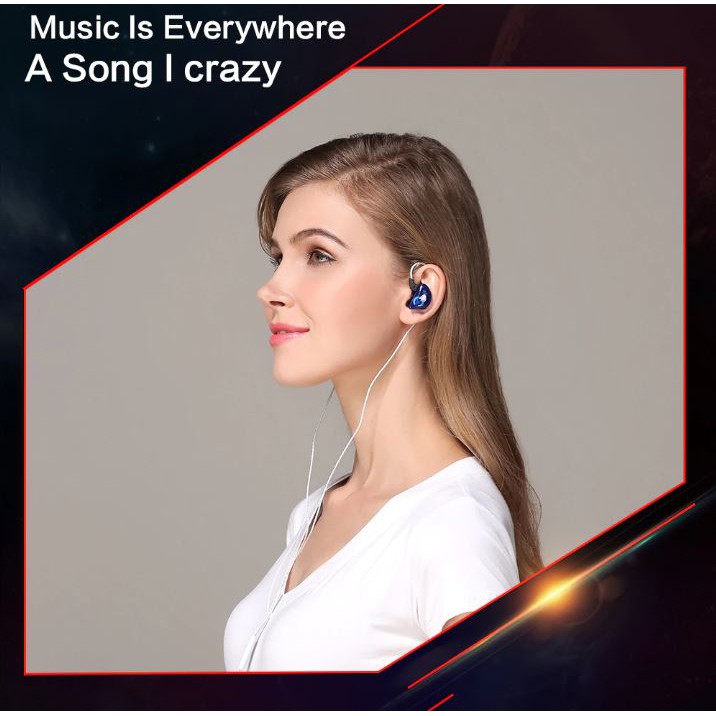 [ของแท้ 100%] QKZ CK5 หูฟังอินเอียร์  HiFi In-ear