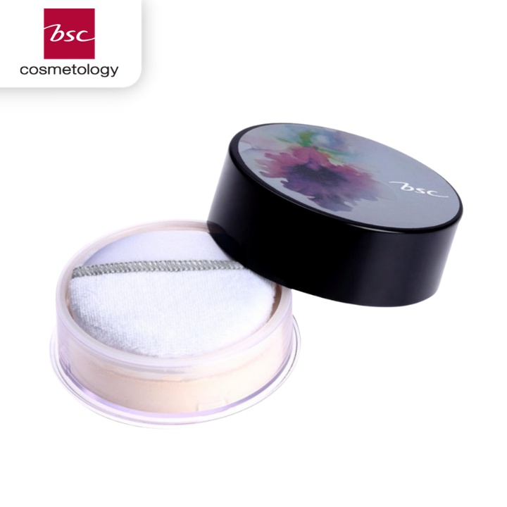 *BSC ORCHID LOOSE POWDER 15g. แป้งฝุ่น ช่วยให้รองพื้นติดทน ให้ผิวหน้านุ่มเรียบเนียน ผสานคุณค่าจากดอก