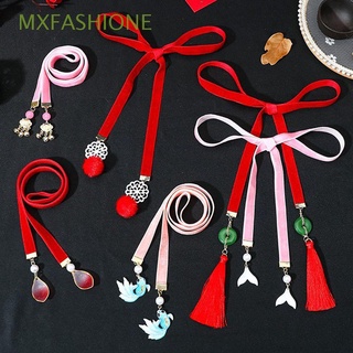 MXFASHIONE Creative Children Hair Band Cute Han Clothes Accessories Braided Hair Rope Cloth Ancient Style Unique Personality Lucky Decoration Chinese Hair Accessories