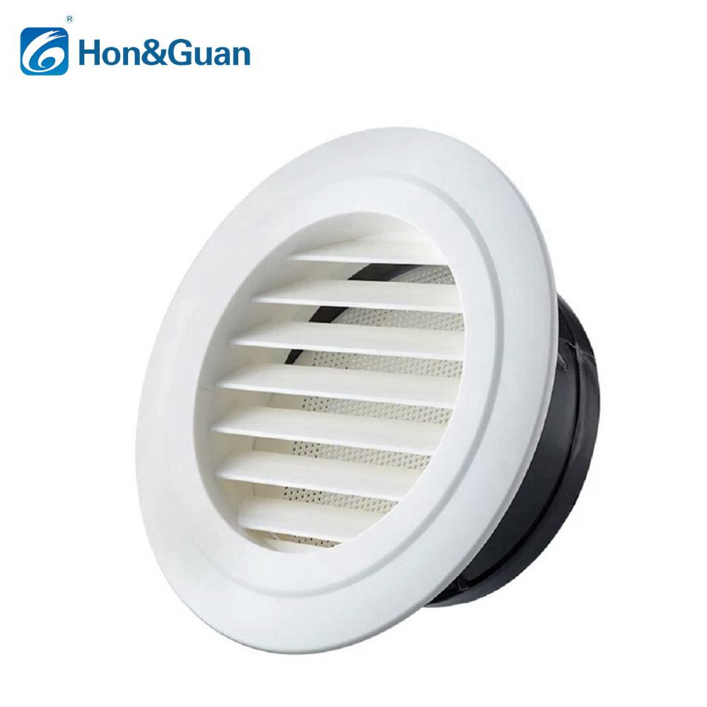 Air Vent Oblique louver Extract Valve Grille Round Diffuser Ducting Ventilation Cover