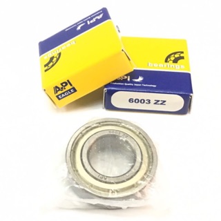 API Bearing 6003 ZZ ตลับลูกปืน เม็ดกลมร่องลึก คุณภาพเยี่ยม มาตรฐาน DGBB