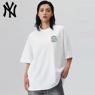 [S-5XL]Mlb100% ของแท้ ผู้ชาย และผู้หญิง ลําลอง แขนสั้น หลวม และสบาย เสื้อยืดแฟชั่น เข้ากับทุกการแต่งกาย เสื้อบอททอม