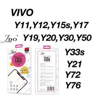 ฟิล์มกระจกเต็มจอใส Vivo รุ่น y11,y12,y15s,y17,y19,y20,y30,y50,y33s,y21,y72,y76