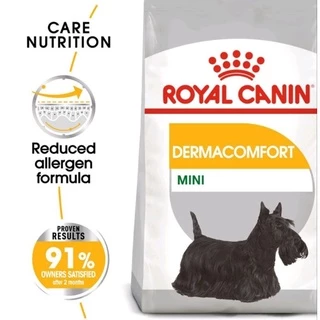 ROYAL CANIN Mini Dermacomfort 3kg อาหารเม็ดสูตรผิวแพ้ง่าย