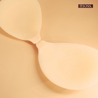 moss. บราซิลิโคนเเปะจุกนม Backless Push  Up Bra (GLUE) [พร้อมส่ง]