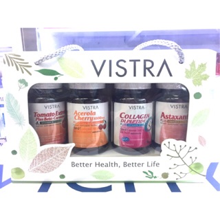 เซ็ตผิวสวยใส VISTRA TOMATO/ACEROLA/COLLAGEN/ASTAXANTHIN