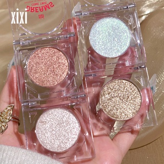 ♕【พร้อมส่ง】xixi Starry Brightening พาเลตต์อายแชโดว์ เนื้อฝุ่น ไฮไลท์ NO.d421