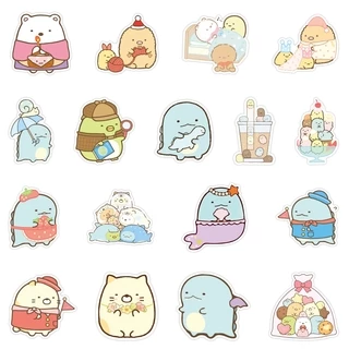 ✨พร้อมส่ง✨ซุมิกโกะ Sumikko Gurashi（すみっコぐらしSTICKER สติกเกอร์กันน้ำรูปแบบที่แตกต่างกัน 50pcs