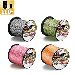 Ashconfish 500 ม. 8 เส้น Spot สายตกปลาถัก Dyneema PE สายที่ม…