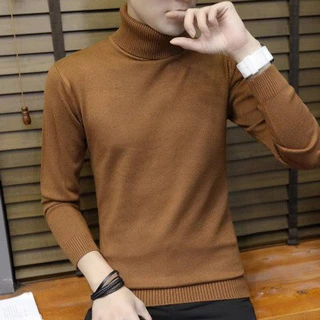 Hot (พร้อมส่ง) ไหมพรมผู้ชายคอเต่ารุ่นขายดี เนื้อผ้าหนานุ่ม ใส่สบายทรงเกาหลี