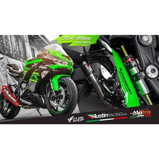 ท่อไอเสีย/ท่อแต่ง Austin Racing GP2R De-Cat For Kawasaki ZX6-R  FuriiShop