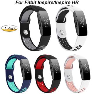 สายนาฬิกาข้อมือซิลิโคนสําหรับ fitbit inspire/inspire hr