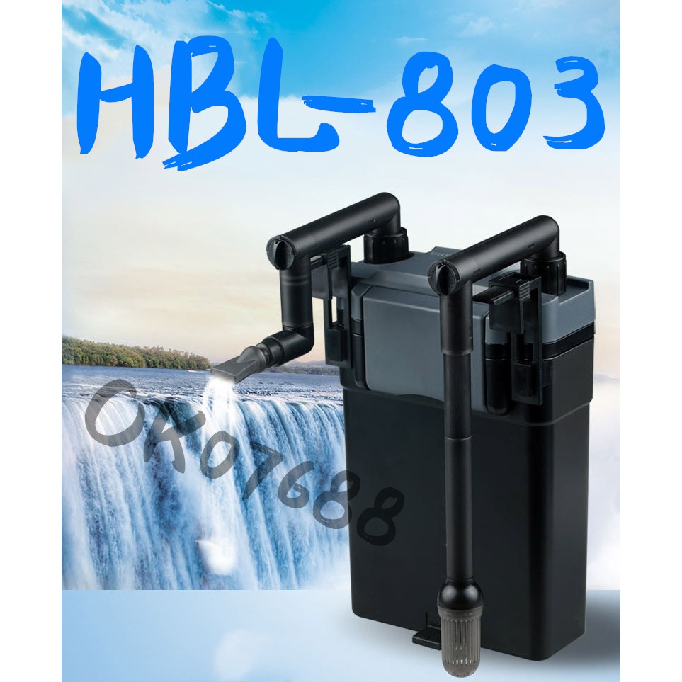 SUNSUN HBL-803 Hang on Filter กรองแขวนข้างตู้ สำหรับตู้ขนาด 20-24 นิ้ว กรองน้ำ ตู้ปลาUNSUN HBL-803 H
